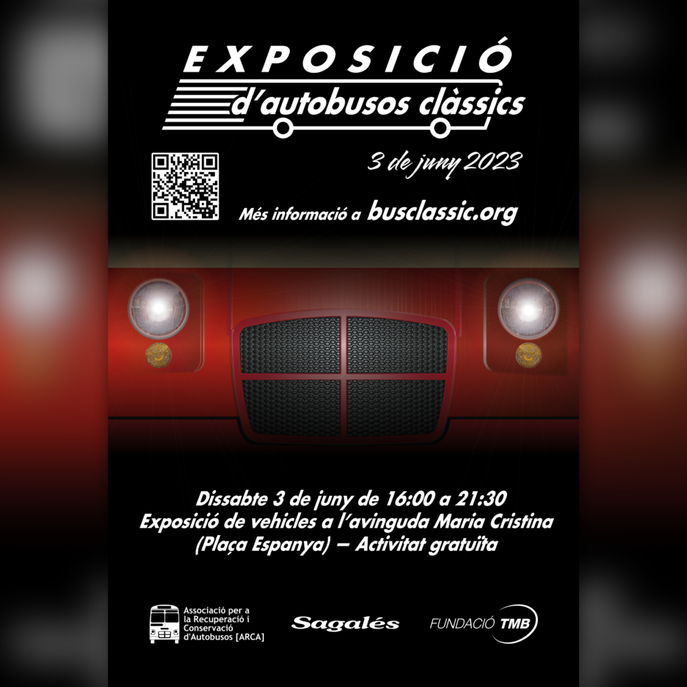 Exposició d'autobusos clàssics de Barcelona